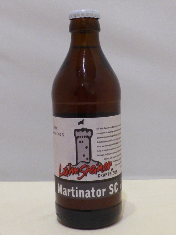 Martinator SC (Sandelwood) ein Craftbier der Lahnsteiner Brauerei
